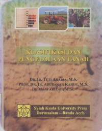 KLASIFIKASI DAN PENGELOLAAN TANAH