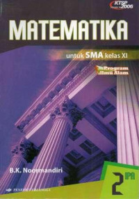 Image of MATEMATIKA UNTUK SMA KELAS  XI
