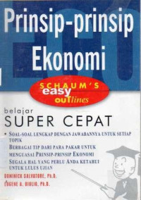 PRINSIP PRINSIP EKONOMI