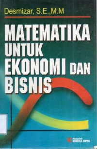 MATEMATIKA UNTUK EKONOMI DAN BISNIS